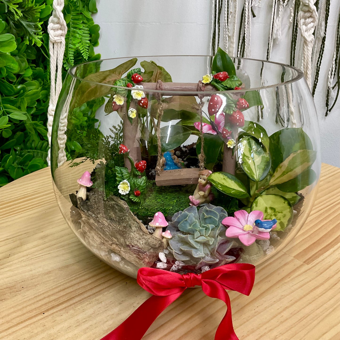 XL Fairy Swing Terrarium