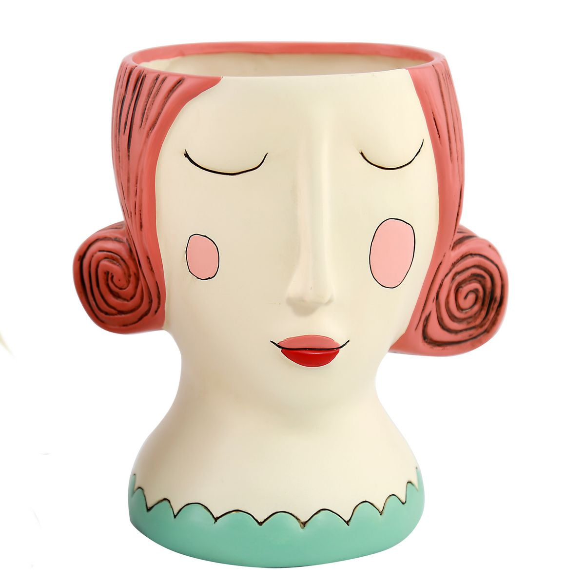 Allen Designs Planter - Rose Red
