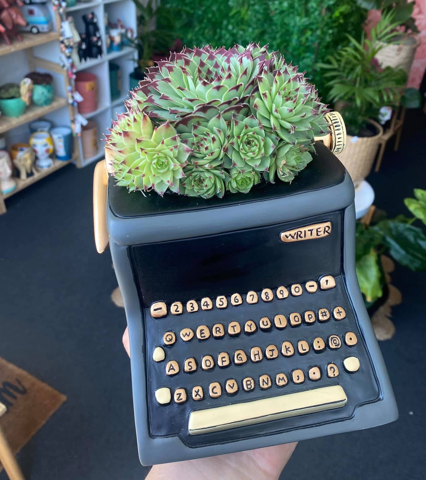 Allen Designs - Black Typewriter