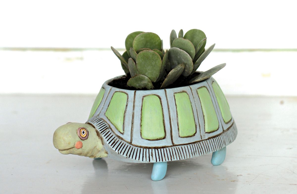 Allen Designs Planter - Large Turtle Planter