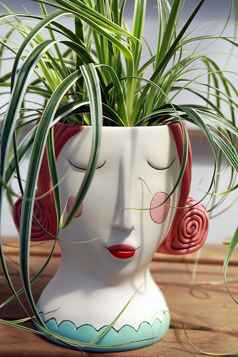 Allen Designs Planter - Rose Red