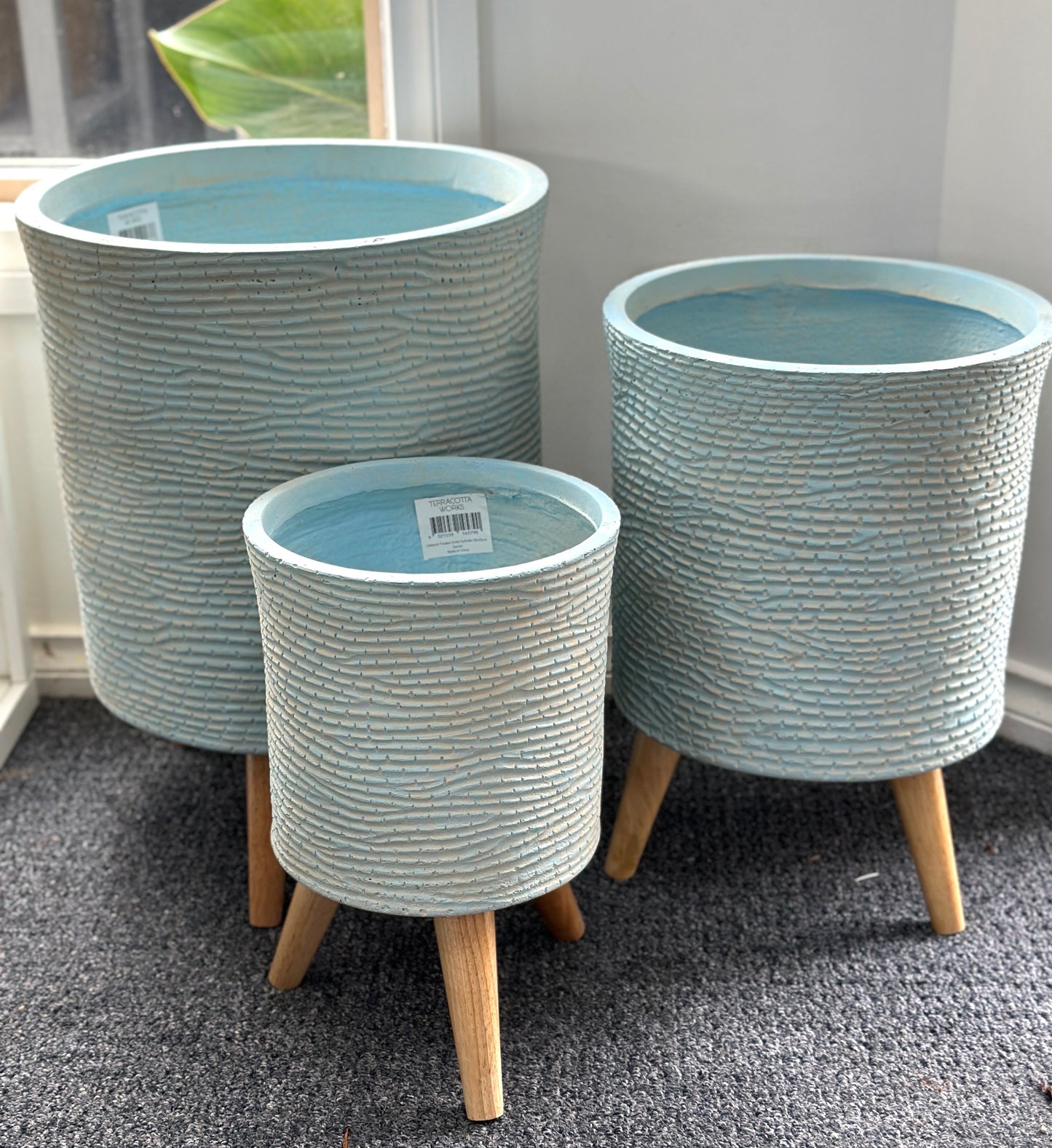Small ‘Denim’ Onda Plant Stand