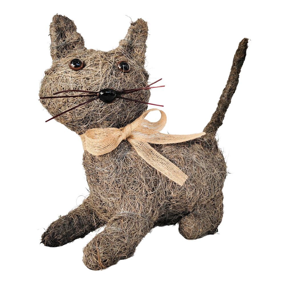 Husk Cat Planter