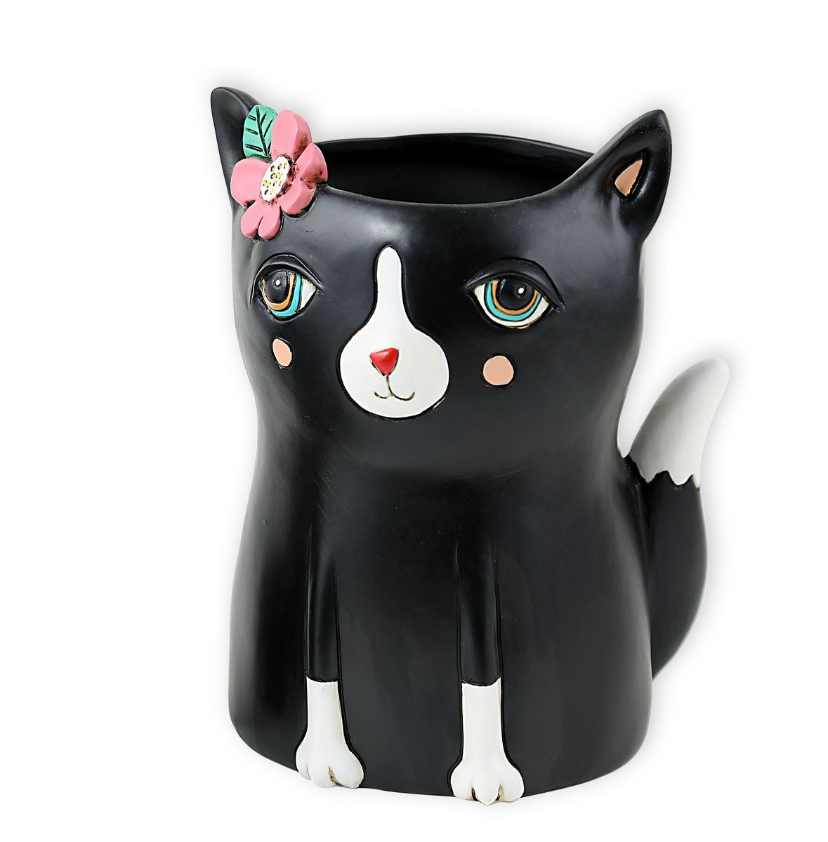 Allen designs - black cat planter