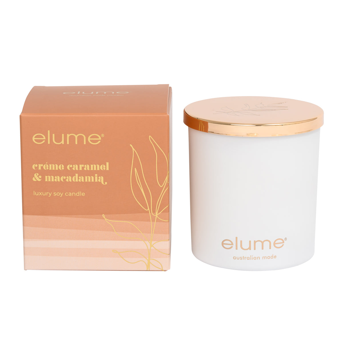 Elume Candle - Caramel & Macadamia