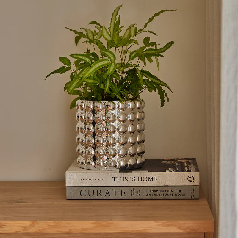 Bauble Lustre/Silver Planter