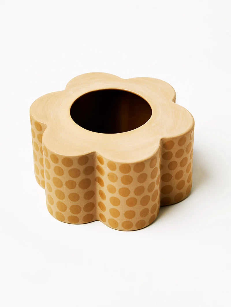 ‘Jones & Co’ Flower Child Vase - Mustard