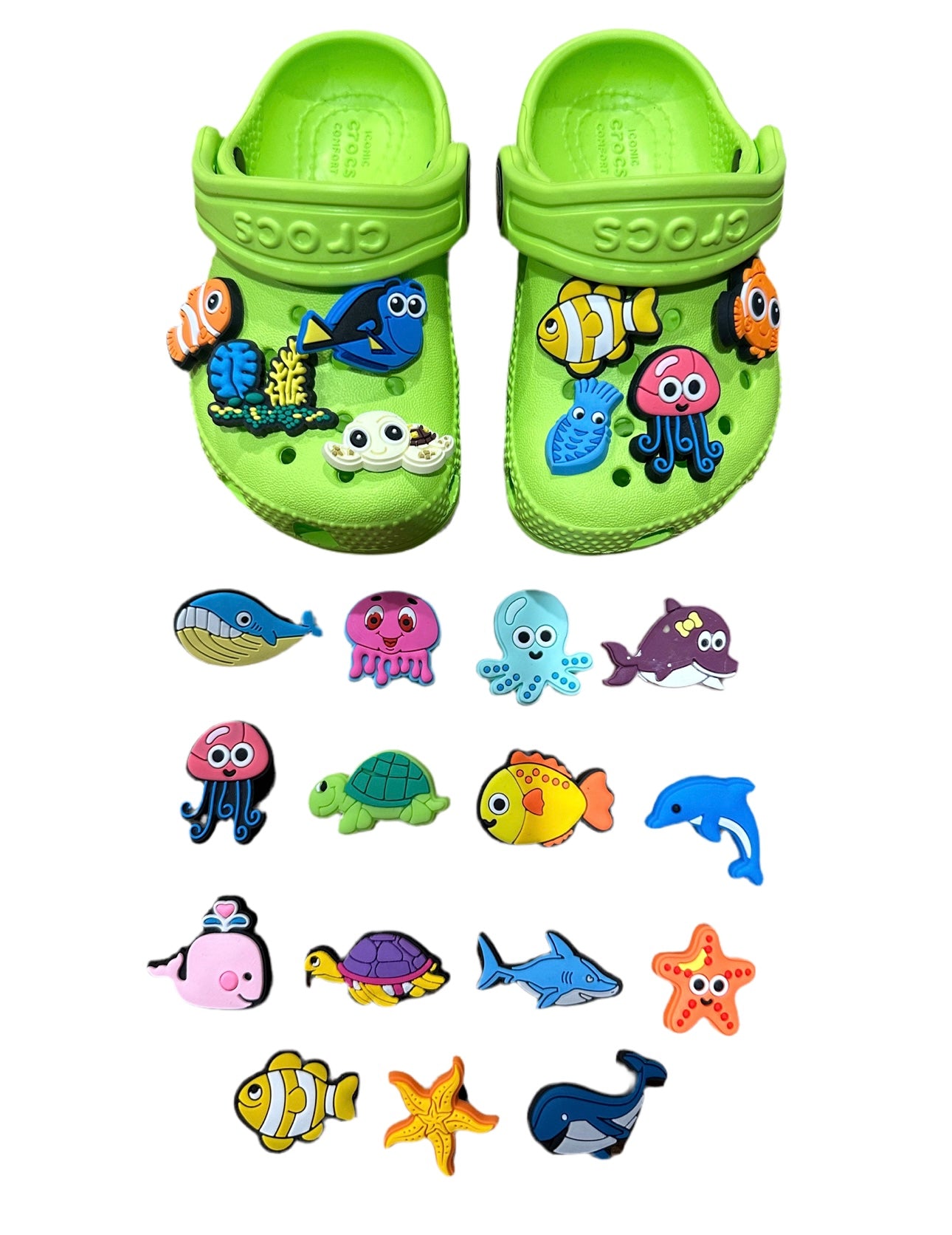 Croc Charms - Under The Sea