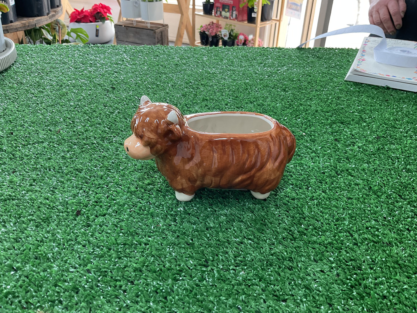 Highland Cow Planter