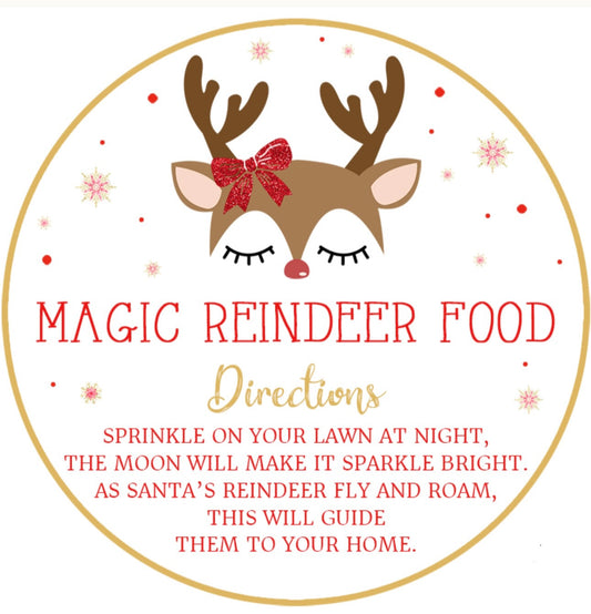 Reindeer Food Bag