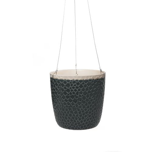 Thimble Hanging Pot - Grey 14cm