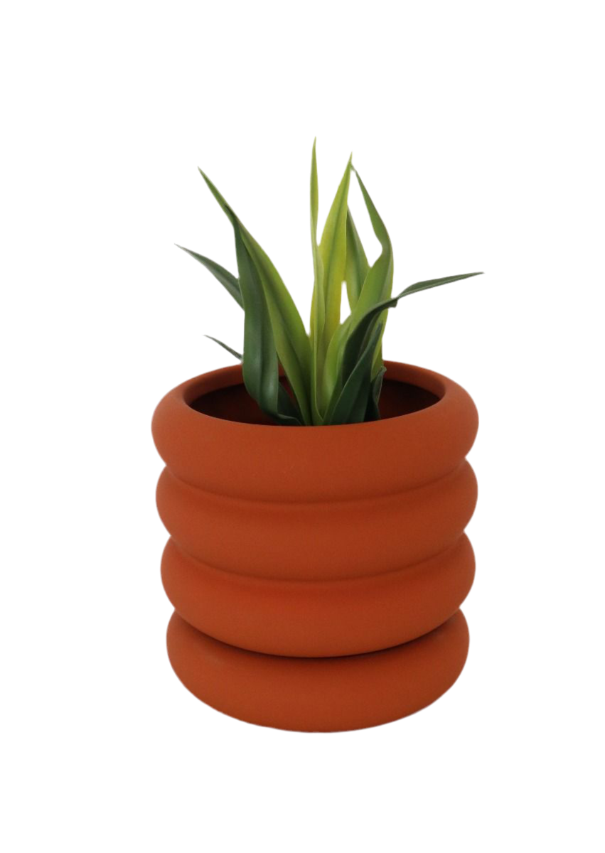 Naomi planter & Saucer - Berry