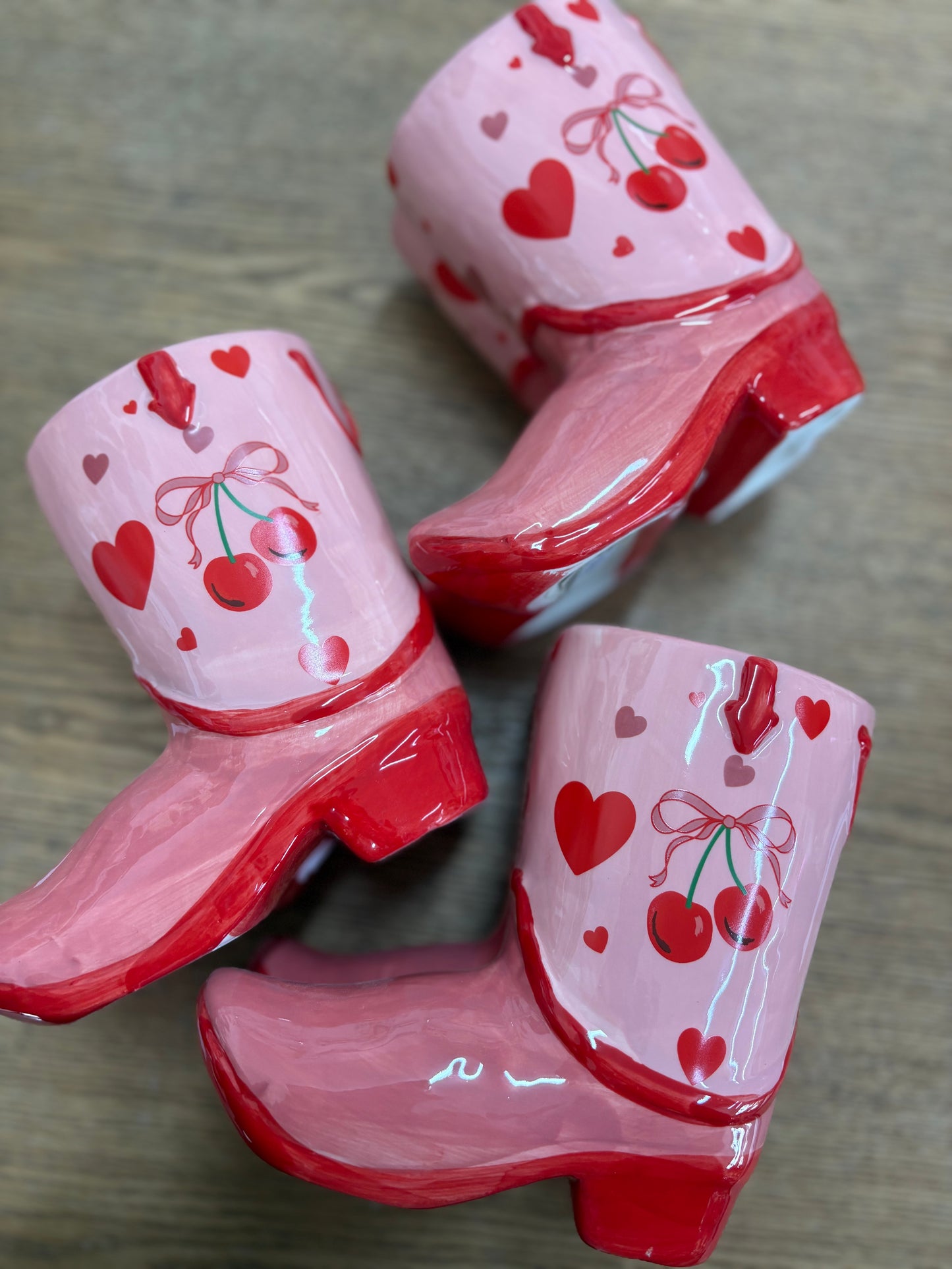 Cowgirl Boot Vase/Planter