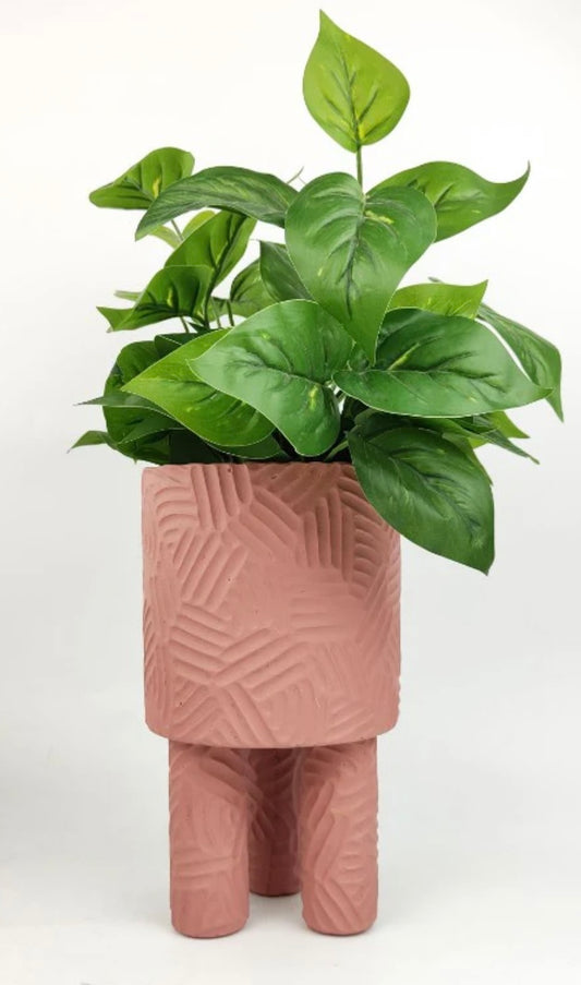 Enola Tall Planter With Legs Pink