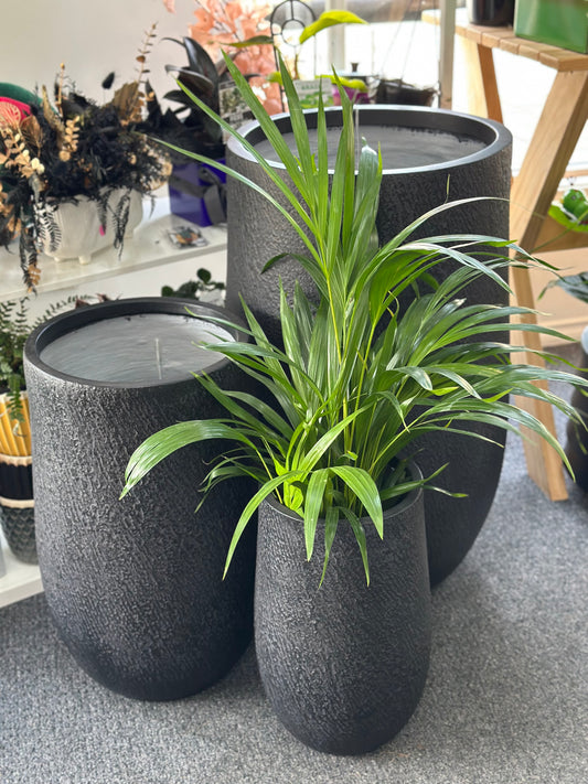 Black - Slate pot