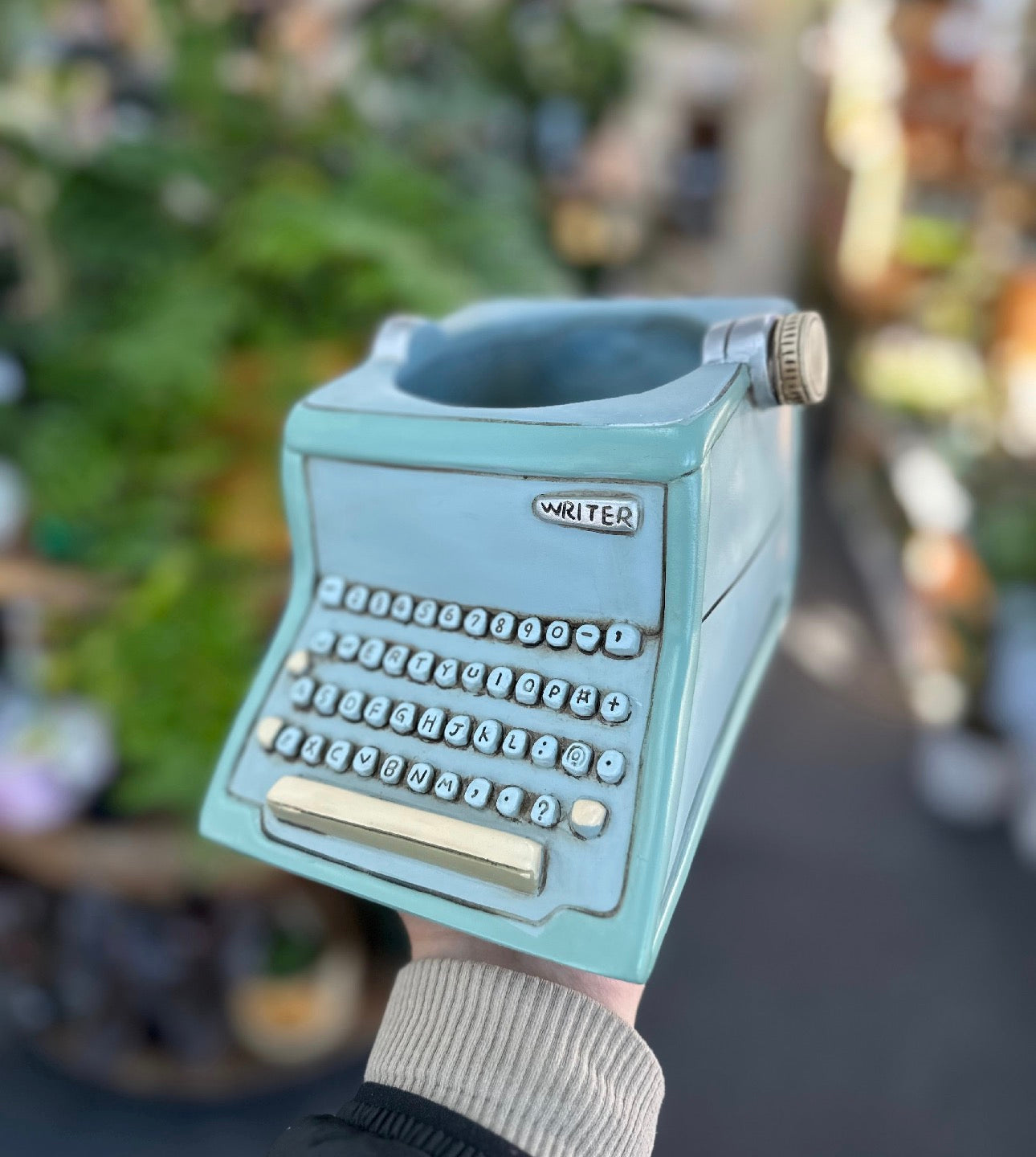 Allen Designs - Blue Typewriter