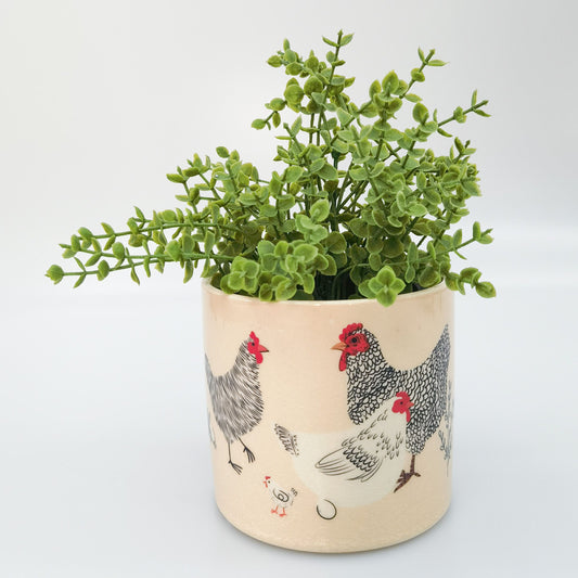Chickens Planter