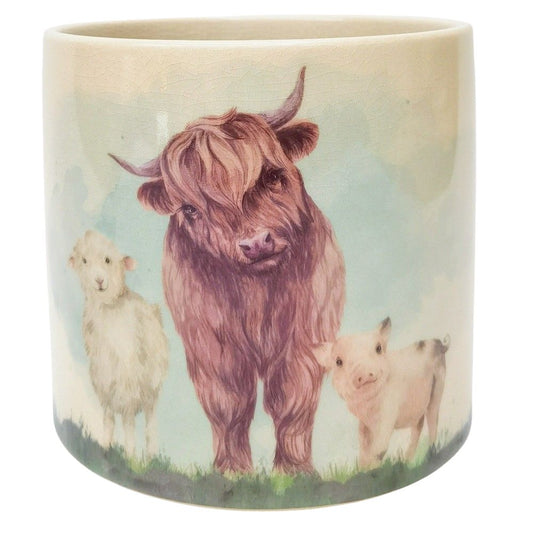 Highland and Friends Planter