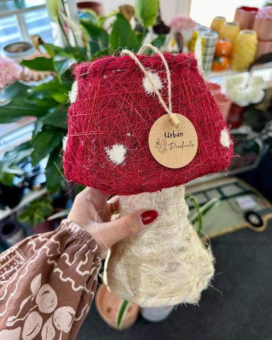 Husk Toadstool Planter