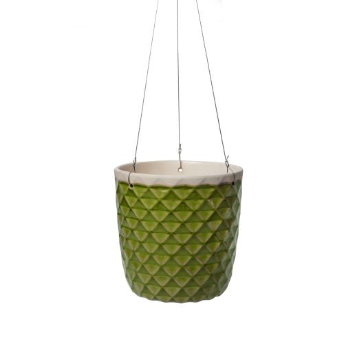 Hanging Dimple - Green Planter